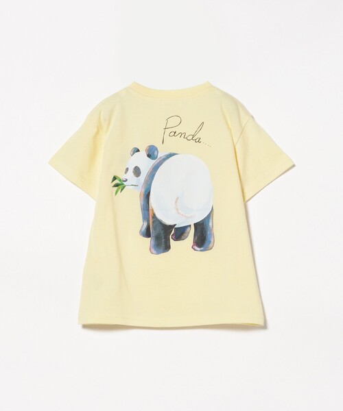 BEAMS mini(ビームスミニ)の「アニマル HIP Tシャツ 2026SS(90~150cm)外遊び プチプラ 通園 通学 定番(Tシャツ/カットソー・キッズ・イエロー系その他3/ネイビー/オフホワイト・90/100/110/120/130/140/150)」の5枚目の写真