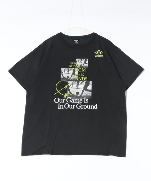 MARKEY'S（マーキーズ）の「【umbro】別注Tシャツ/おとな（Tシャツ/カットソー・レディース・ブラック/キナリ・170cm）」の2枚目の写真