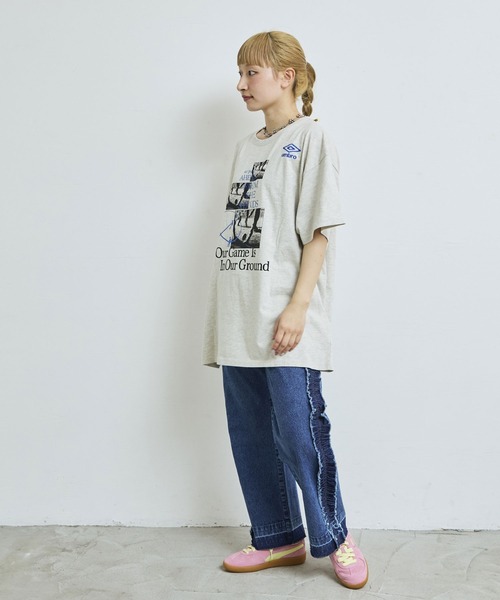 MARKEY'S（マーキーズ）の「【umbro】別注Tシャツ/おとな（Tシャツ/カットソー・レディース・ブラック/キナリ・170cm）」の7枚目の写真