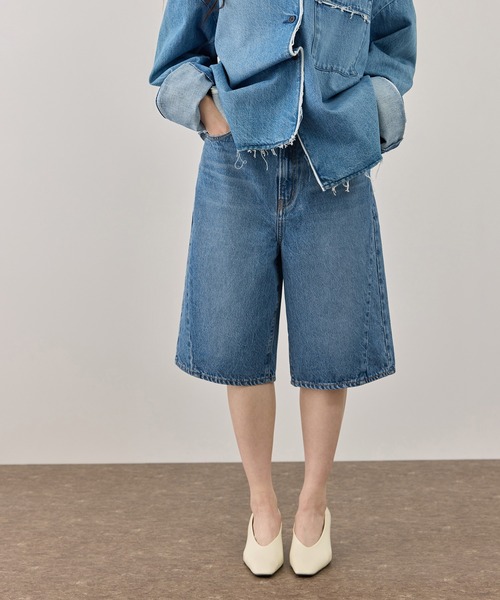 NEEDBY heritage（ニードバイヘリテージ）の「【NEEDBY for ADAM ET ROPE'】別注 RILLEY（デニムパンツ・レディース・ブルー・2/1）」の5枚目の写真