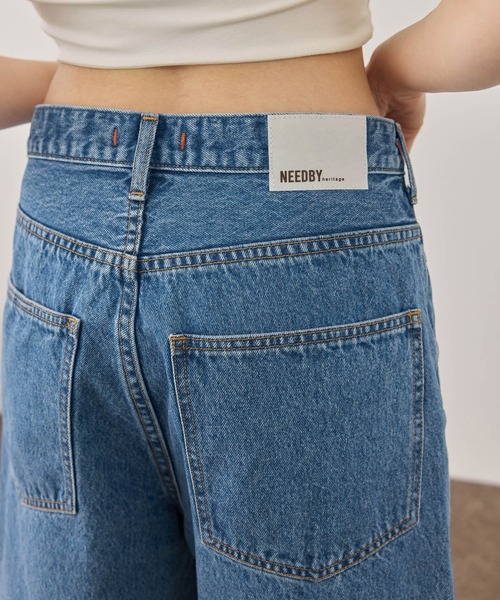 NEEDBY heritage（ニードバイヘリテージ）の「【NEEDBY for ADAM ET ROPE'】別注 RILLEY（デニムパンツ・レディース・ブルー・2/1）」の8枚目の写真