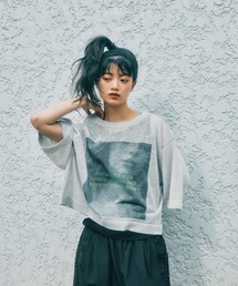niko and... | [MODE NORM CORE] シアーグラフィックニットプルオーバー(Tシャツ/カットソー)
