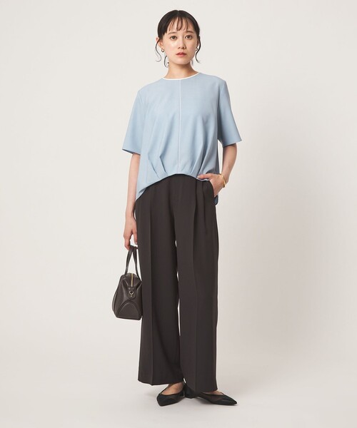 green label relaxing(グリーンレーベルリラクシング)の「ライン TEE ブラウス(シャツ/ブラウス・レディース・オフホワイト/イエロー/ネイビー・FREE)」の19枚目の写真