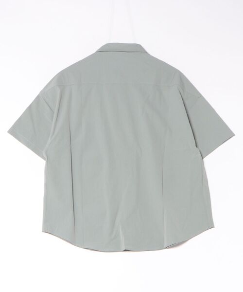 WHITELAND（ホワイトランド）の「【WEB&DEPOT限定】WHITELAND/ホワイトランド/LOGO P-TECK S/S SHIRTS（シャツ/ブラウス・レディース・ブラック/グレー・L/M）」の3枚目の写真