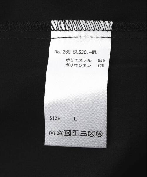 WHITELAND(ホワイトランド)の「【WEB&DEPOT限定】WHITELAND/ホワイトランド/LOGO P-TECK S/S SHIRTS(シャツ/ブラウス・レディース・ブラック/グレー・L/M/S)」の13枚目の写真