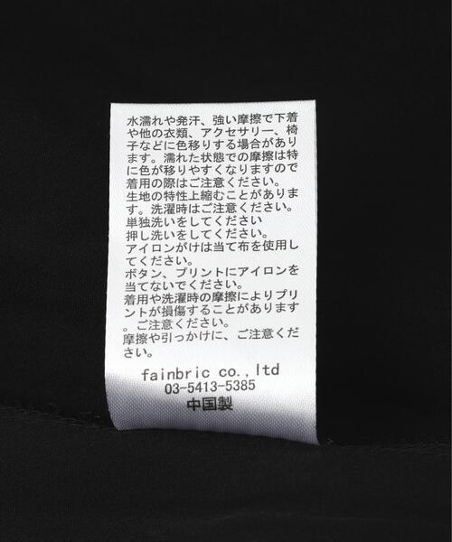 WHITELAND(ホワイトランド)の「【WEB&DEPOT限定】WHITELAND/ホワイトランド/LOGO P-TECK S/S SHIRTS(シャツ/ブラウス・レディース・ブラック/グレー・L/M/S)」の14枚目の写真