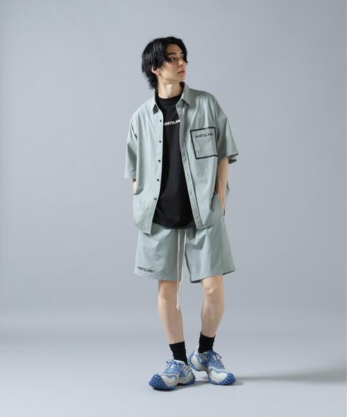 WHITELAND(ホワイトランド)の「【WEB&DEPOT限定】WHITELAND/ホワイトランド/LOGO P-TECK S/S SHIRTS(シャツ/ブラウス・レディース・ブラック/グレー・L/M/S)」の16枚目の写真