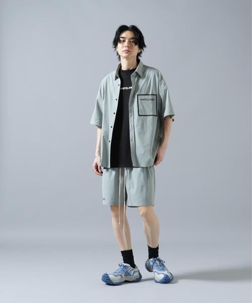 WHITELAND(ホワイトランド)の「【WEB&DEPOT限定】WHITELAND/ホワイトランド/LOGO P-TECK S/S SHIRTS(シャツ/ブラウス・レディース・ブラック/グレー・L/M/S)」の18枚目の写真