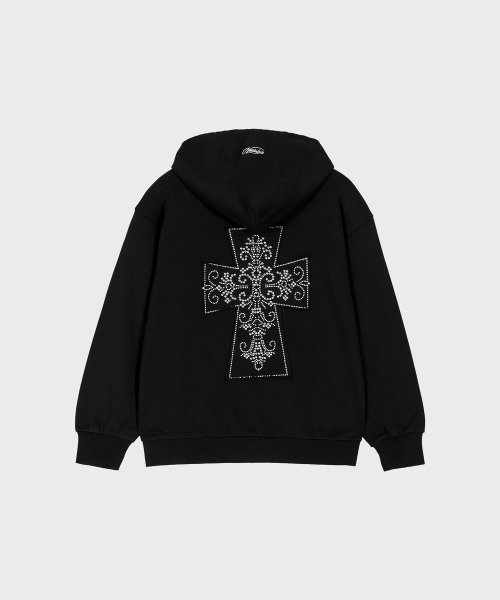 ALKI ALKA(アルキアルカ)の「Nostalgia Hoodie Zip-Up (Black)(パーカー・レディース・ブラック・LARGE/MEDIUM)」の7枚目の写真