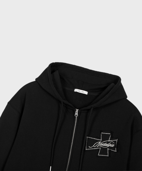 ALKI ALKA(アルキアルカ)の「Nostalgia Hoodie Zip-Up (Black)(パーカー・レディース・ブラック・LARGE/MEDIUM)」の8枚目の写真