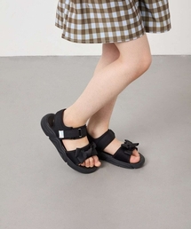 a.v.v（アーヴェヴェ）の「【19-24cm】[大人気商品 26SS新作 KIDS]リボンスポサン（サンダル）」