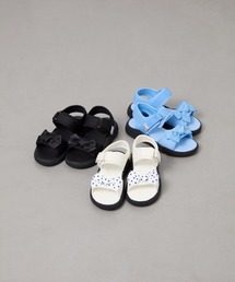 a.v.v（アーヴェヴェ）の「【19-24cm】[大人気商品/26SS新作/KIDS]リボンスポサン（サンダル）」