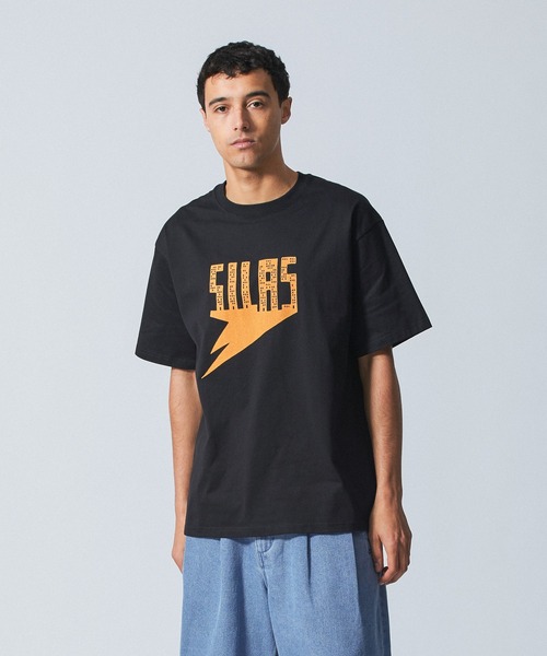 SILAS（サイラス）の「BROADWAY S/S TEE（Tシャツ/カットソー・メンズ・ブラック/ホワイト/イエロー/ネイビー・M/L/XL）」の3枚目の写真