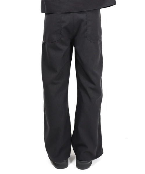 Jieda（ジエダ）の「【Jieda/ジエダ】STRIPE WIDE ONE TUCK PANTS（スラックス・メンズ・ブラック/グレー・1/2）」の15枚目の写真
