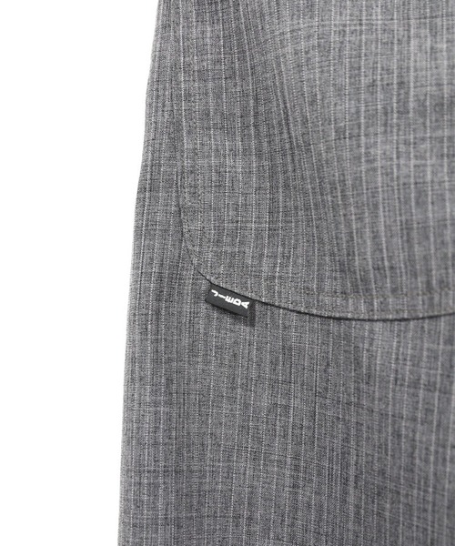 Jieda（ジエダ）の「【Jieda/ジエダ】STRIPE WIDE ONE TUCK PANTS（スラックス・メンズ・ブラック/グレー・1/2）」の3枚目の写真