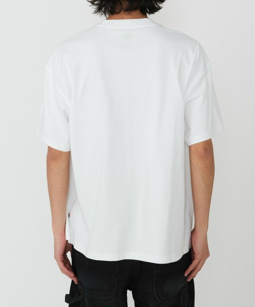Dickies(ディッキーズ)の「Dickies/ディッキーズ ヘビージャージー ダービーTシャツ 半袖/プリントTシャツ/ロゴTシャツ(Tシャツ/カットソー・メンズ・ホワイト/ブラック/ブルー・SMALL/MEDIUM/LARGE/X-LARGE)」の8枚目の写真