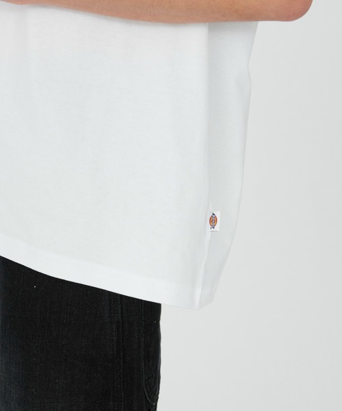 Dickies(ディッキーズ)の「Dickies/ディッキーズ ヘビージャージー ダービーTシャツ 半袖/プリントTシャツ/ロゴTシャツ(Tシャツ/カットソー・メンズ・ホワイト/ブラック/ブルー・SMALL/MEDIUM/LARGE/X-LARGE)」の11枚目の写真