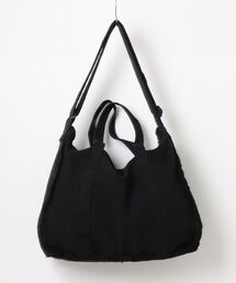 SPINNS | ヴィンテージライクキャンバスビッグショルダーバッグ/フリンジ(ショルダーバッグ)