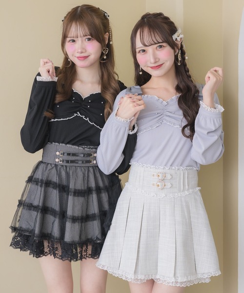 ROJITA（ロジータ）の「リボンテレコトップス（Tシャツ/カットソー・レディース・ホワイト/ブラック/ブルー・FREE）」の11枚目の写真