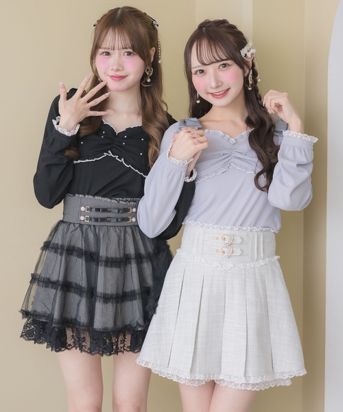 ROJITA（ロジータ）の「リボンテレコトップス（Tシャツ/カットソー・レディース・ホワイト/ブラック/ブルー・FREE）」の12枚目の写真