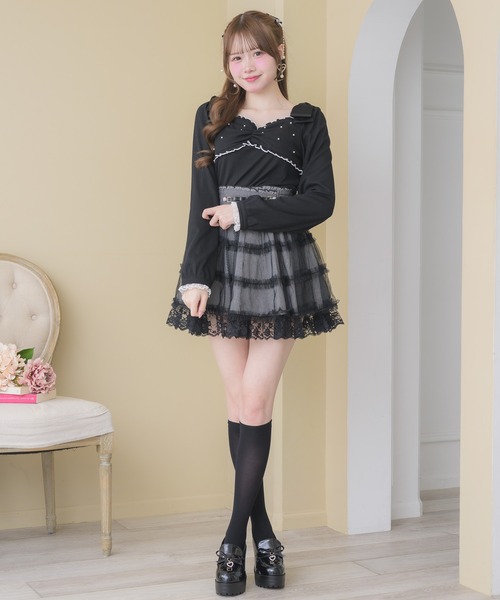 ROJITA（ロジータ）の「リボンテレコトップス（Tシャツ/カットソー・レディース・ホワイト/ブラック/ブルー・FREE）」の15枚目の写真