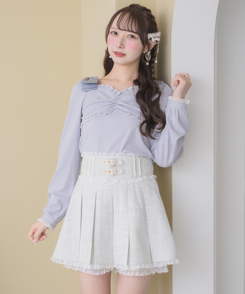 ROJITA（ロジータ）の「リボンテレコトップス（Tシャツ/カットソー・レディース・ホワイト/ブラック/ブルー・FREE）」の10枚目の写真