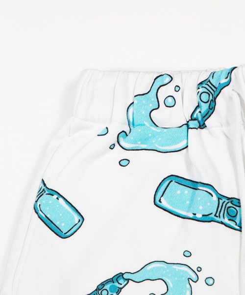 PUNYUS（プニュズ）の「【新サイズ】フード総柄スウェットショートパンツ(RAMUNE)（スウェットパンツ・レディース・サックスブルー・1/2/3/4/5）」の18枚目の写真