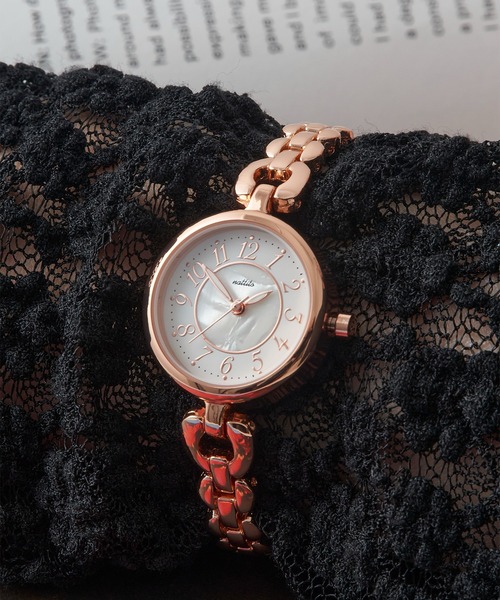 MAGASIN DE MODE Chou Chou(マガジンデモードシュシュ)の「【MAGASIN DE MODE Chou Chou】ウォータープルーフ チェーンウォッチ ST326 FW(アナログ腕時計・レディース・シルバー/ピンクゴールド/ゴールド・FREE)」の7枚目の写真