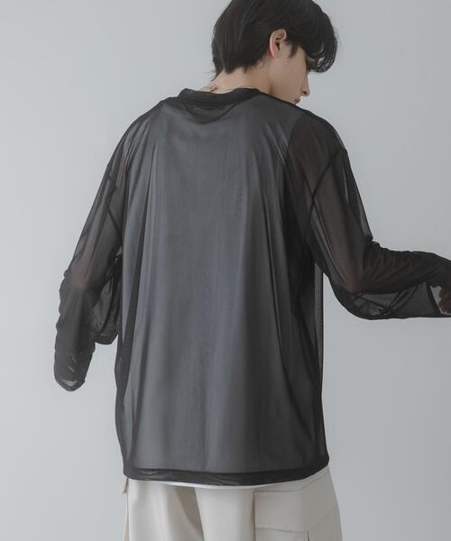 SENSE OF PLACE by URBAN RESEARCH（センスオブプレイスバイアーバンリサーチ）の「アソートシアーロングTシャツ（Tシャツ/カットソー・メンズ・カーキ/ブルー/ブラック・LARGE/MEDIUM）」の17枚目の写真