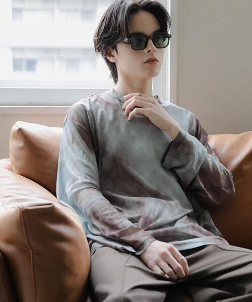 SENSE OF PLACE by URBAN RESEARCH（センスオブプレイスバイアーバンリサーチ）の「アソートシアーロングTシャツ（Tシャツ/カットソー・メンズ・カーキ/ブルー/ブラック・LARGE/MEDIUM）」の4枚目の写真