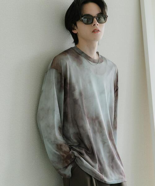 SENSE OF PLACE by URBAN RESEARCH（センスオブプレイスバイアーバンリサーチ）の「アソートシアーロングTシャツ（Tシャツ/カットソー・メンズ・カーキ/ブルー/ブラック・LARGE/MEDIUM）」の5枚目の写真