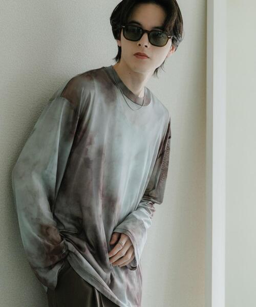 SENSE OF PLACE by URBAN RESEARCH（センスオブプレイスバイアーバンリサーチ）の「アソートシアーロングTシャツ（Tシャツ/カットソー・メンズ・カーキ/ブルー/ブラック・LARGE/MEDIUM）」の7枚目の写真
