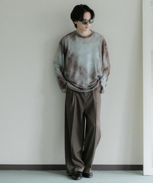 SENSE OF PLACE by URBAN RESEARCH（センスオブプレイスバイアーバンリサーチ）の「アソートシアーロングTシャツ（Tシャツ/カットソー・メンズ・カーキ/ブルー/ブラック・LARGE/MEDIUM）」の9枚目の写真