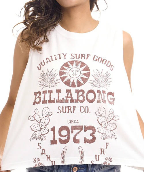 BILLABONG（ビラボン）の「BILLABONG/ビラボン タンクトップ SUN ECHOES WL COOL DRY TK BG01C369（タンクトップ・レディース・ブルー/ホワイト/スミクロ・M）」の2枚目の写真