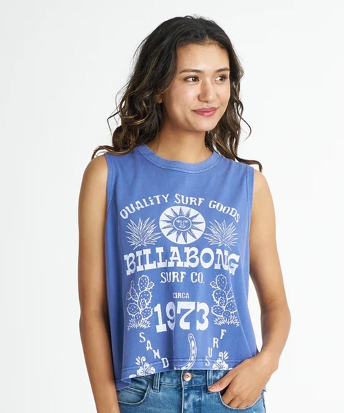 BILLABONG（ビラボン）の「BILLABONG/ビラボン タンクトップ SUN ECHOES WL COOL DRY TK BG01C369（タンクトップ・レディース・ブルー/ホワイト/スミクロ・M）」の14枚目の写真