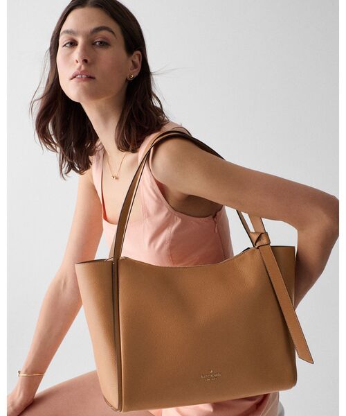 ★memo★kate spade ノットラージ　　トートバッグ セール】ノット ラージ ジップ トート（トートバッグ）｜kate spade