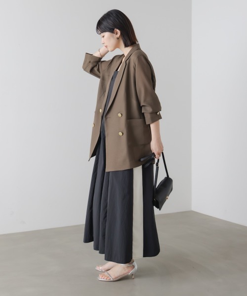 Bou Jeloud（ブージュルード）の「メッシュダブルジャケット（テーラードジャケット・レディース・ブラウン/ブラック・38）」の15枚目の写真