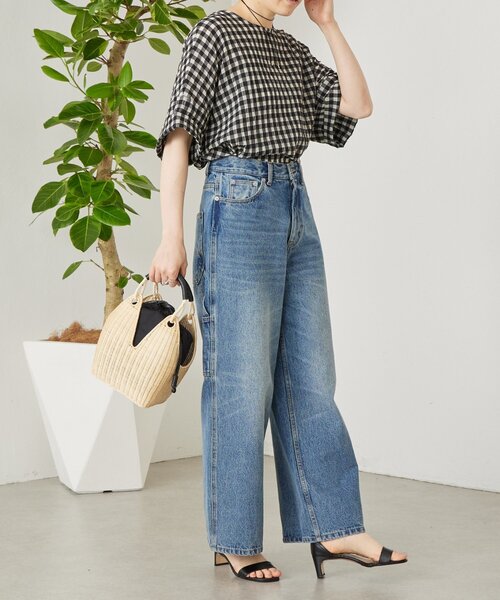 BEARDSLEY（ビアズリー）の「シアーギンガム前後ブラウス（シャツ/ブラウス・レディース・ブラック系その他/ブラック・FREE）」の13枚目の写真