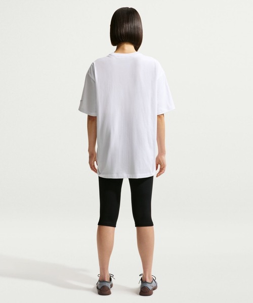 NIKE（ナイキ）の「ナイキ NIKE ナイキ   NSW OS S/S Tシャツ CTFM（Tシャツ/カットソー・レディース・ホワイト/ブルー・L/S/M/XL）」の10枚目の写真
