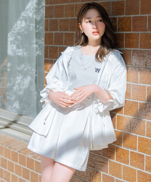 WILLSELECTION（ウィルセレクション）の「ＵＶカットペプラムブルゾン（パーカー・レディース・オフホワイト/ピンク・FREE）」の20枚目の写真