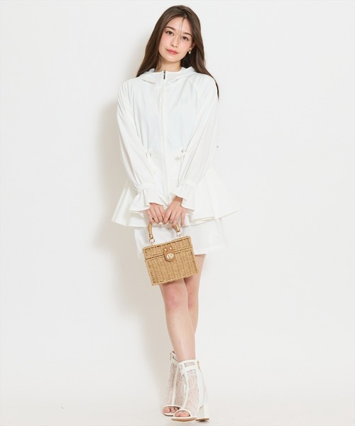 WILLSELECTION（ウィルセレクション）の「ＵＶカットペプラムブルゾン（パーカー・レディース・オフホワイト/ピンク・FREE）」の16枚目の写真