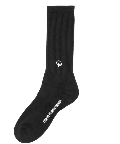 COOTIE PRODUCTIONS（クーティープロダクションズ）の「N/C High Socks（ソックス/靴下・メンズ・ブラック/ホワイト・FREE）」の2枚目の写真