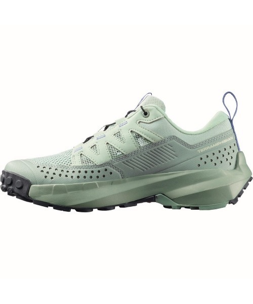 SALOMON（サロモン）の「SALOMON TERRAMPHIBIAN（サロモン テランフィビアン W）（スニーカー・レディース・グリーン・22cm/22.5cm/23cm/24cm/24.5cm/25cm/23.5cm）」の2枚目の写真