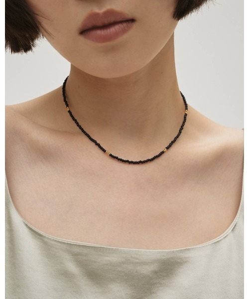 TODAYFUL（トゥデイフル）の「TODAYFUL Thin Beads Choker（ネックレス・レディース・ブラック/ホワイト/ローズ・FREE）」の6枚目の写真