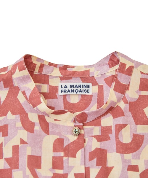 LA MARINE FRANCAISE(マリン フランセーズ)の「リバティアルファベットプリントドルマンシャツ(シャツ/ブラウス・レディース・ブルー系その他/ピンク系・FREE)」の12枚目の写真