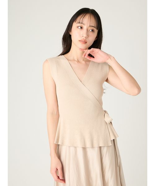 FRAY I.D(フレイアイディー)の「2wayニットセットアップワンピース(ワンピース・レディース・ブラック/ベージュ/ネイビー・0/1)」の9枚目の写真