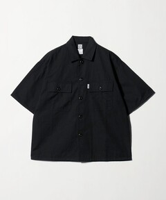 NANGA/ナンガ NYLON TUSSER OPEN COLLAR SHIRT ポケット付き オープン