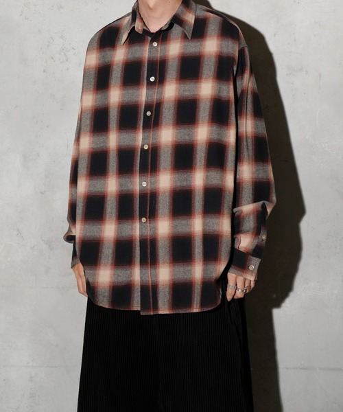 MAUI and Sons（マウイアンドサンズ）の「Maui & Sons マウイ アンド サンズ / Venice Ombre Big Shirt（シャツ/ブラウス・メンズ・ブラック/ブラウン・LARGE/MEDIUM）」の18枚目の写真