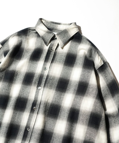 MAUI and Sons（マウイアンドサンズ）の「Maui & Sons マウイ アンド サンズ / Venice Ombre Big Shirt（シャツ/ブラウス・メンズ・ブラック/ブラウン・LARGE/MEDIUM）」の4枚目の写真