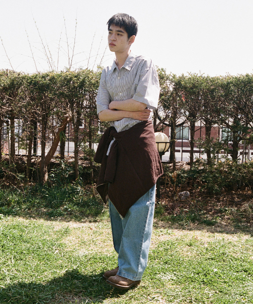 HORLISUN(ホーリーサン)の「Joshua Reverse Stripe Shirt Navy(シャツ/ブラウス・メンズ・その他・LARGE/MEDIUM/SMALL)」の8枚目の写真